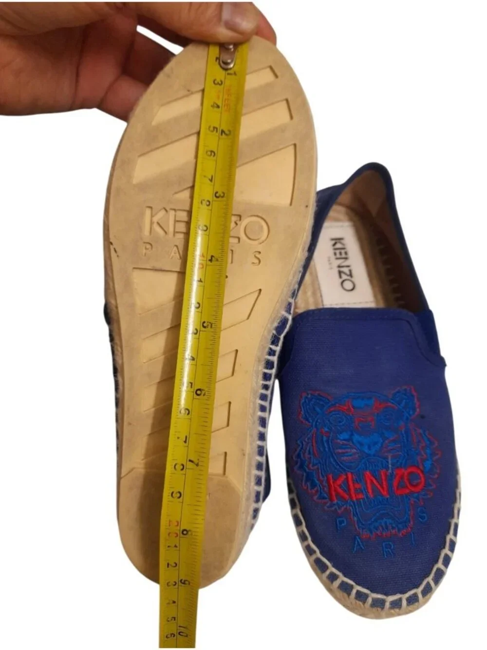 Kenzo Paris Navy Tiger Espadrilles